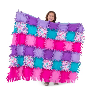 Created by Me - Flower Fleece Quilt