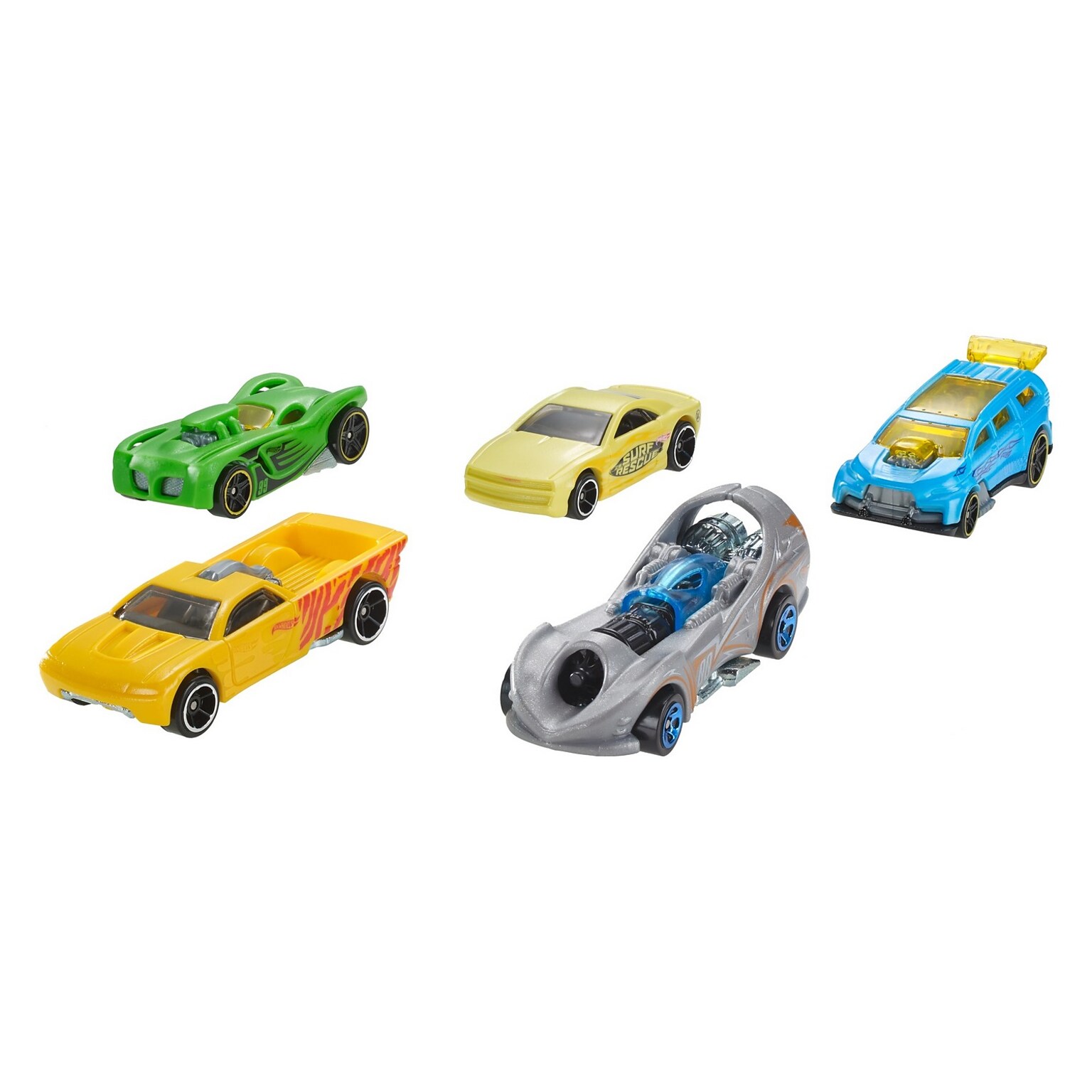 Mattel Hot Wheels Color Shifters, 5/Pack (GMY09)