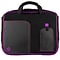 Vangoddy SumacLife 14 Business Messenger Briefcase Laptop Case, Black Purple (PT_NBKLEA737_W1)