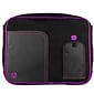 Vangoddy SumacLife 14" Business Messenger Briefcase Laptop Case, Black Purple (PT_NBKLEA737_W1)