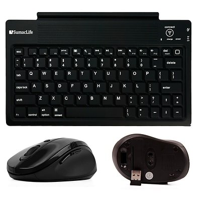 SumacLife 2 Pack Travel Wireless Keyboard and Mouse Combo Set (PT_000001195)