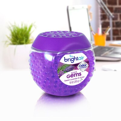Bright Air® Scent Gems™ Air Freshener, 10 oz, Sweet Lavender & Violet (900426)
