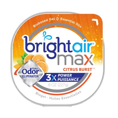 Bright Air Max Odor Eliminator Air Freshener, Citrus Burst, 8 oz. (900436)