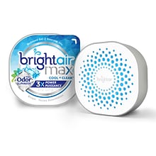 Bright Air Max Odor Eliminator Air Freshener, 8 oz., Cool & Clean (900437)