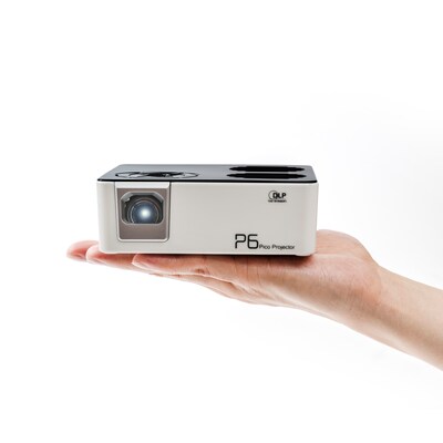 AAXA P6 Pico Projector (Handheld) (KP-850-01) DLP, Black/White