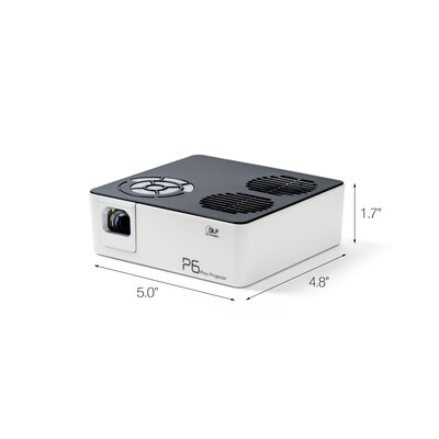 AAXA P6 Pico Projector (Handheld) (KP-850-01) DLP, Black/White