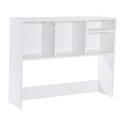 Flash Furniture Lotus 29H x 37W Desktop Bookshelf Storage Organizer, White (NAN17295WH)