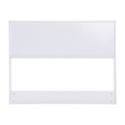Flash Furniture Lotus 29"H x 37"W Desktop Bookshelf Storage Organizer, White (NAN17295WH)