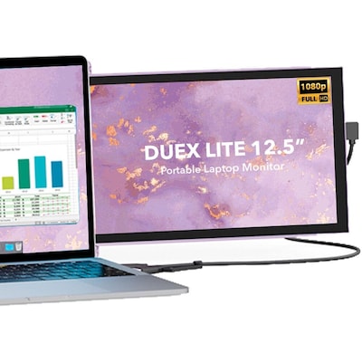 Mobile Pixels DUEX Lite 12.5 60Hz LCD Monitor, Misty Lilac (101-1005P08)