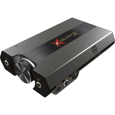 Creative Sound BlasterX G6 Micro USB 7.1 Sound Channels Gaming External Sound Card (70SB177000000)