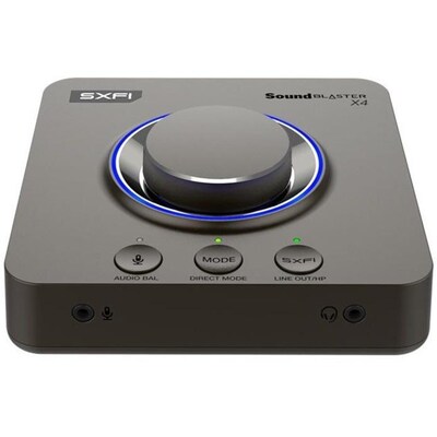 Creative Labs Sound Blaster X4 Hi-res USB Type C 7.1 Sound Channels Gaming External Sound Card (70SB181500000) | Quill
