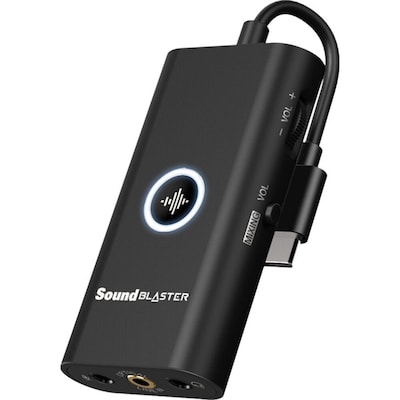 Creative Sound Blaster G3 USB Type C 7.1 Sound Channels Gaming External Sound Card (70SB183000000)
