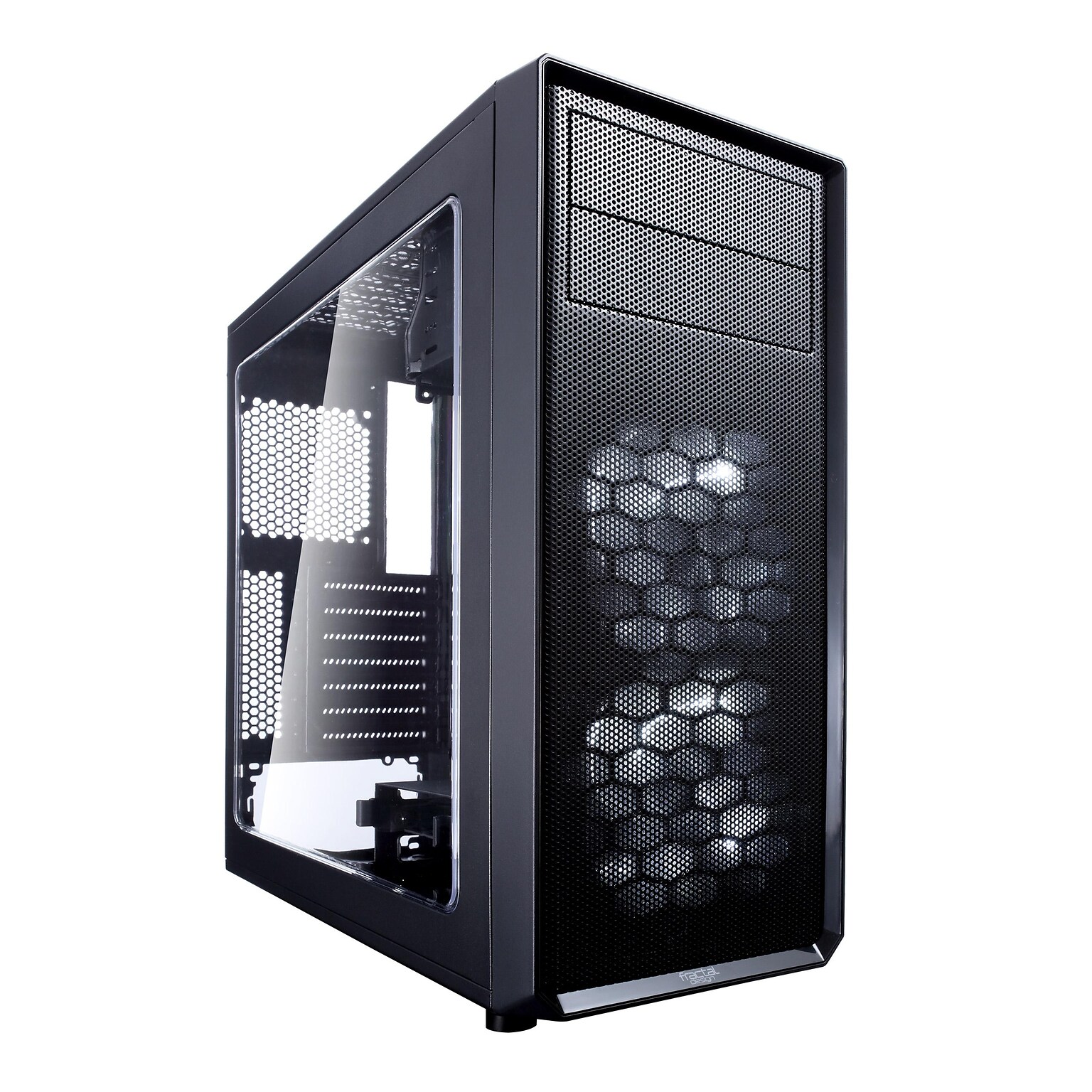 Fractal Design Focus G ATX Mid Tower Computer Case, Black (FD-CA-FOCUS-BK-W)