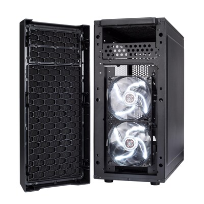 Fractal Design Focus G ATX Mid Tower Computer Case, Black (FD-CA-FOCUS-BK-W)