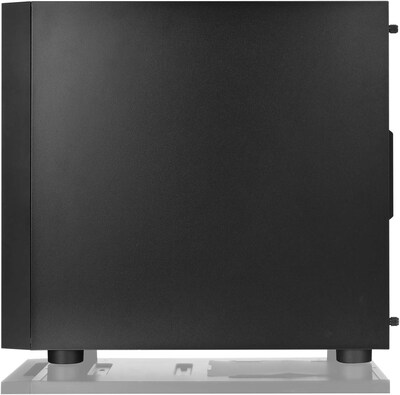 Thermaltake Versa H18 TG Micro ATX Micro Tower Computer Case, Black, Blue (CA-1J4-00S1WN-01)