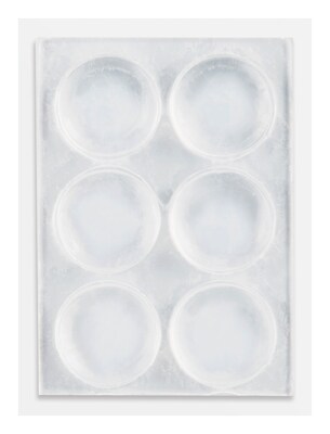 Scotch Self-Stick Rubber Pads, Clear, 1/2 in, 40/Pack (SP951-NA)