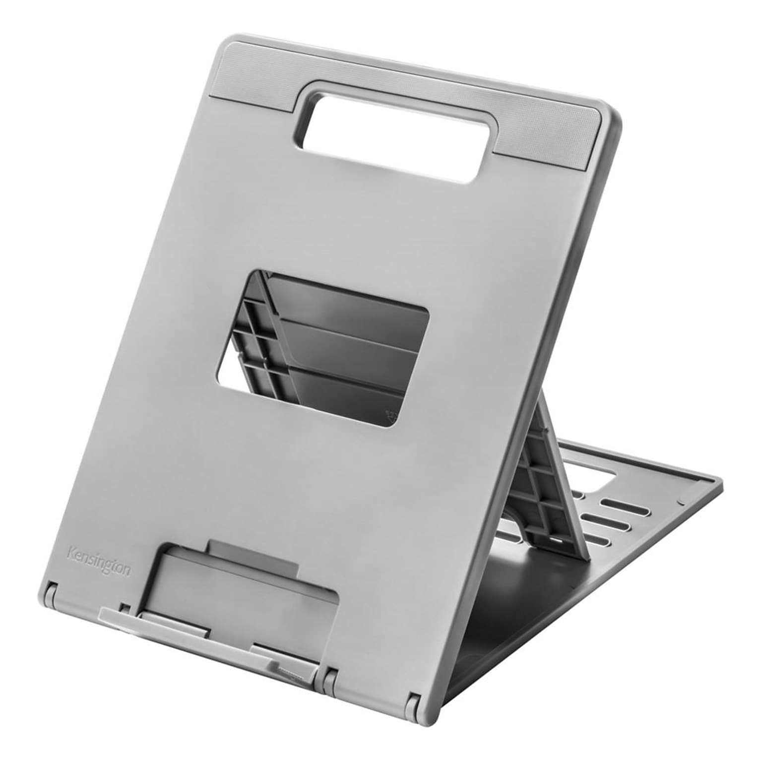 Kensington SmartFit Easy Riser Go Adjustable Ergonomic Laptop Riser and Cooling Stand for up to 14 Laptops, Gray (K50421WW)