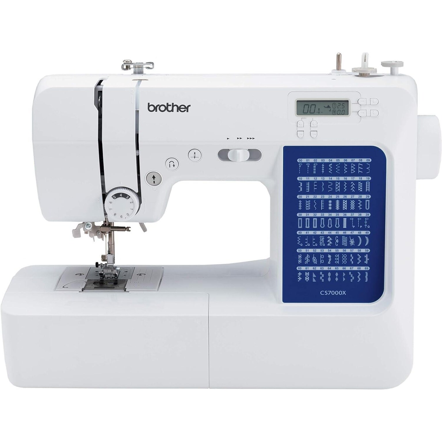 Brother 70-Stitch Computerized Sewing Machine with Wide Table, (CS7000X)