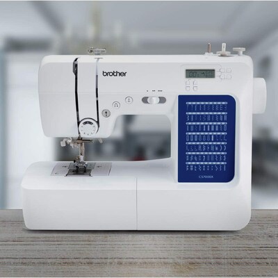 Brother 70-Stitch Computerized Sewing Machine with Wide Table, (CS7000X)