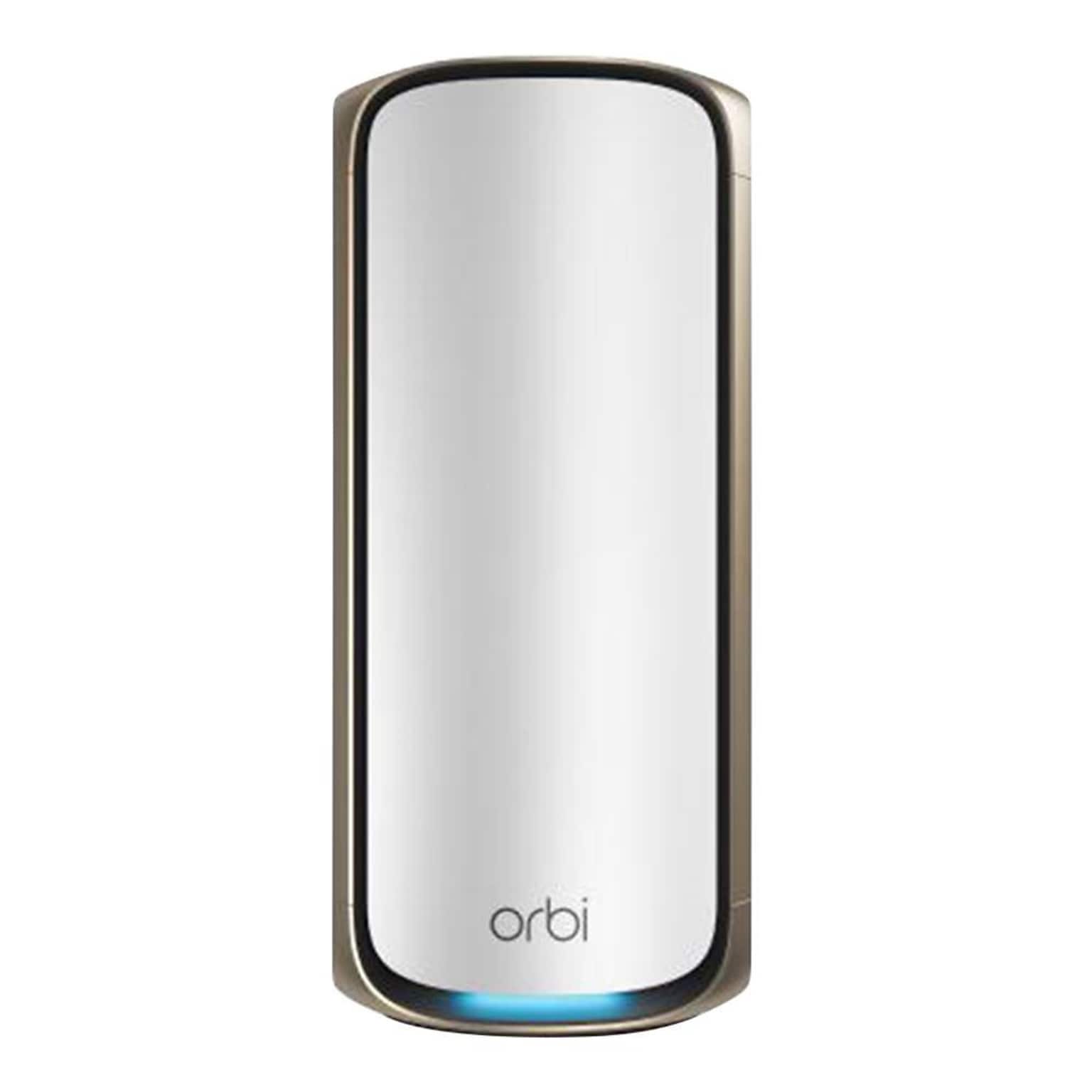 Netgear Orbi 27089 MU-MIMO WiFi 7 Mesh Add-On Satellite, White (RBE970100NAS)