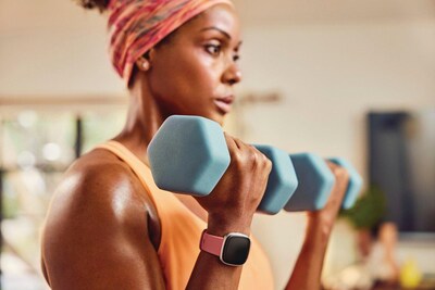 Google Fitbit Versa 4 Smart Watch, Pink Sand, Copper Rose Aluminum (FB523RGRW-US)