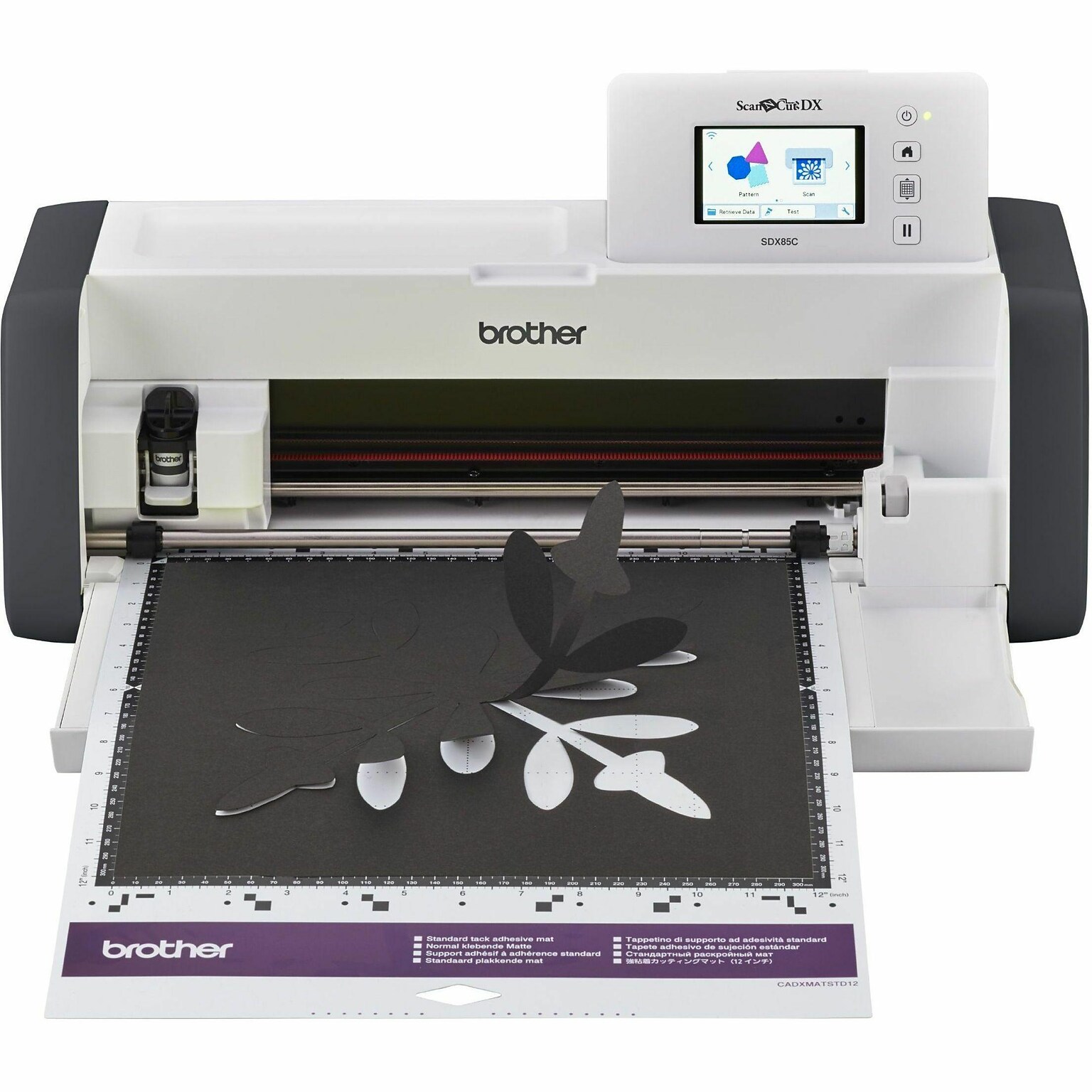 Brother ScanNcut DX Electronic Cutting Machine, 24.6 L x 11.8 W, Gray, SDX85C