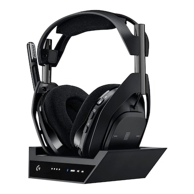 Logitech Astro A50 X Wireless Bluetooth Dolby Atmos Gaming Headset, USB-A to USB-C Cable, Black (939