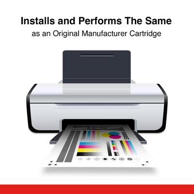 Staples Remanufactured Black Standard Yield Ink Cartridge Replacement for HP 952 (STF6U15AN)