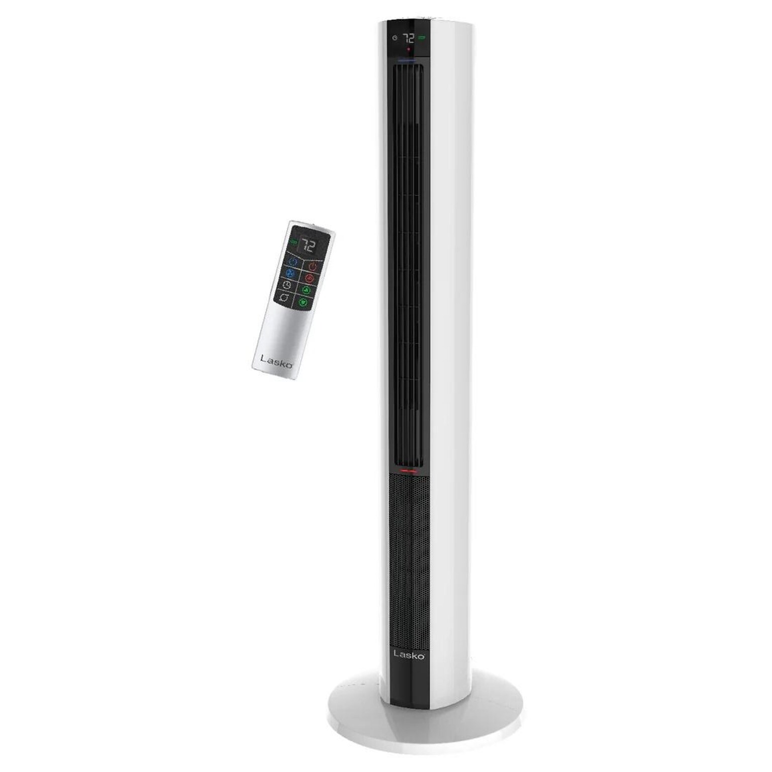 Lasko 1500-Watt BTU 5100 Ceramic Tower Fan & Space Heater, White (FH500)