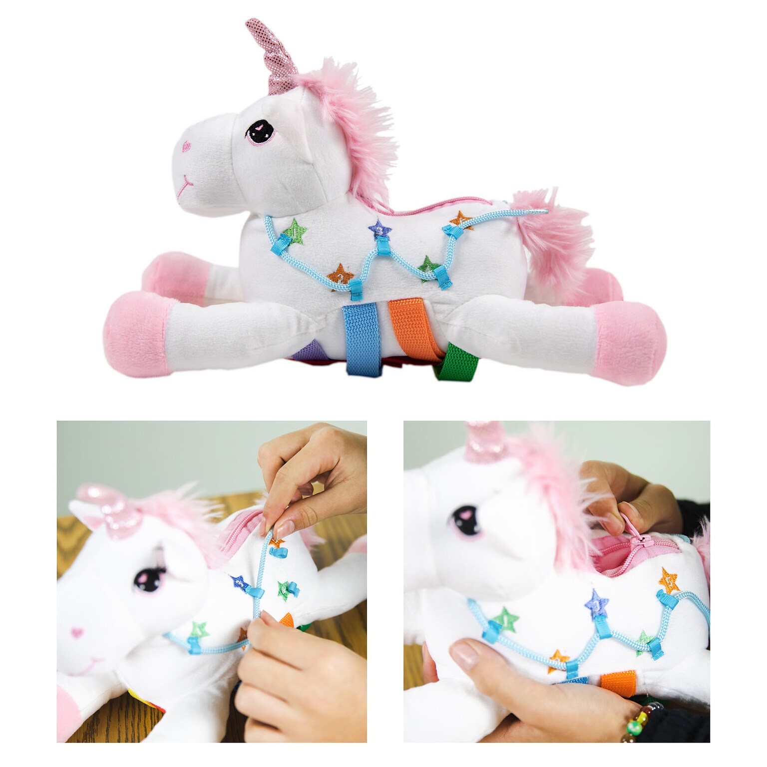 Bouncyband Busy Bee Sensory Activity Toy, Unicorn (BBATHUN)