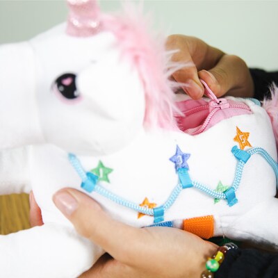Bouncyband Busy Bee Sensory Activity Toy, Unicorn (BBATHUN)