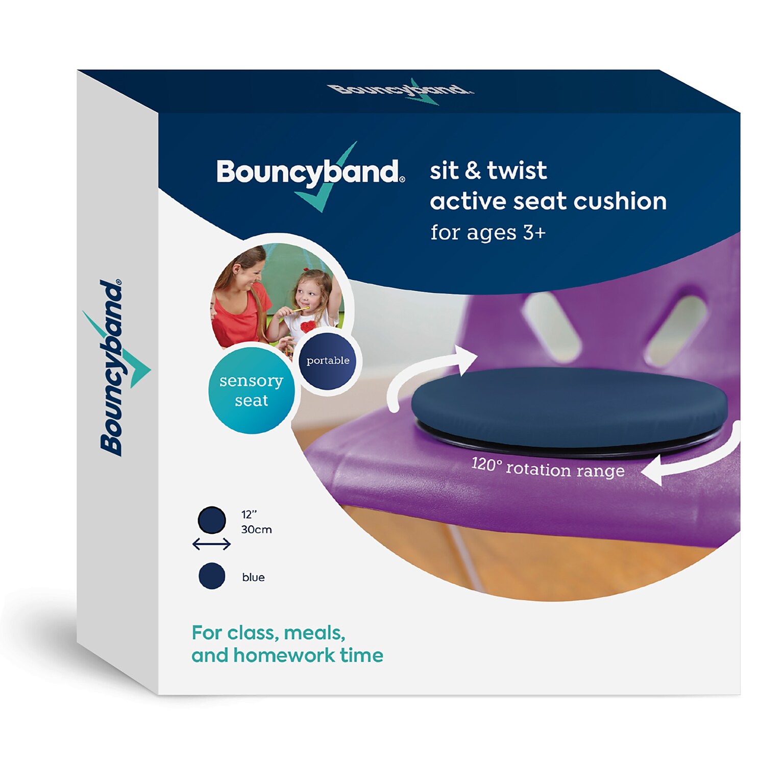 Bouncyband Sit & Twist Active Seat Cushion (BBAWTBU)