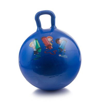 Bintiva Hippity Hop Jump Ball With Foot Pump, Blue (BNVBNHOPBALL45BLUBT)
