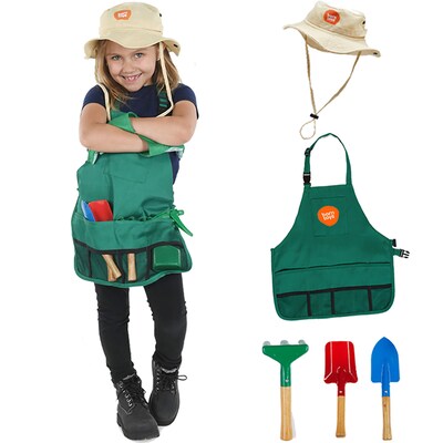 Bintiva Dress Up / Drama Play Trunk Set, Scientist-Explorer-Gardening, 16 Pieces/Set (BNVBT018)