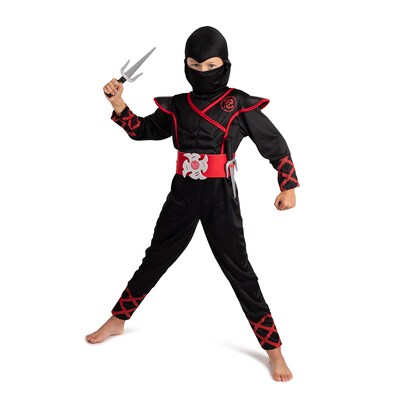 Bintiva Dress Up/Drama Play Ninja Trunk Set, 6 Pieces/Set (BNVBT035)