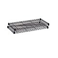 Safco Commercial Extra 2-Shelf Metal Shelf, 48, Black (5242BL)