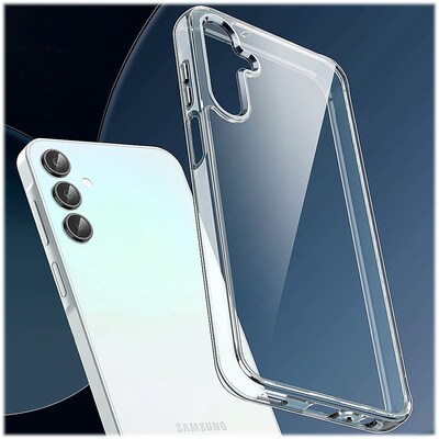 SaharaCase  Hybrid-Flex Hard Shell Series Case for Samsung Galaxy A15 5G, Clear (CP00552)