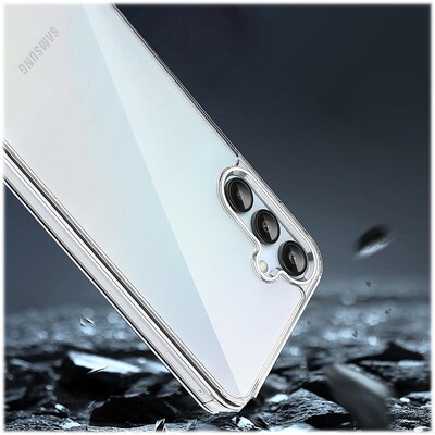 SaharaCase  Hybrid-Flex Hard Shell Series Case for Samsung Galaxy A15 5G, Clear (CP00552)