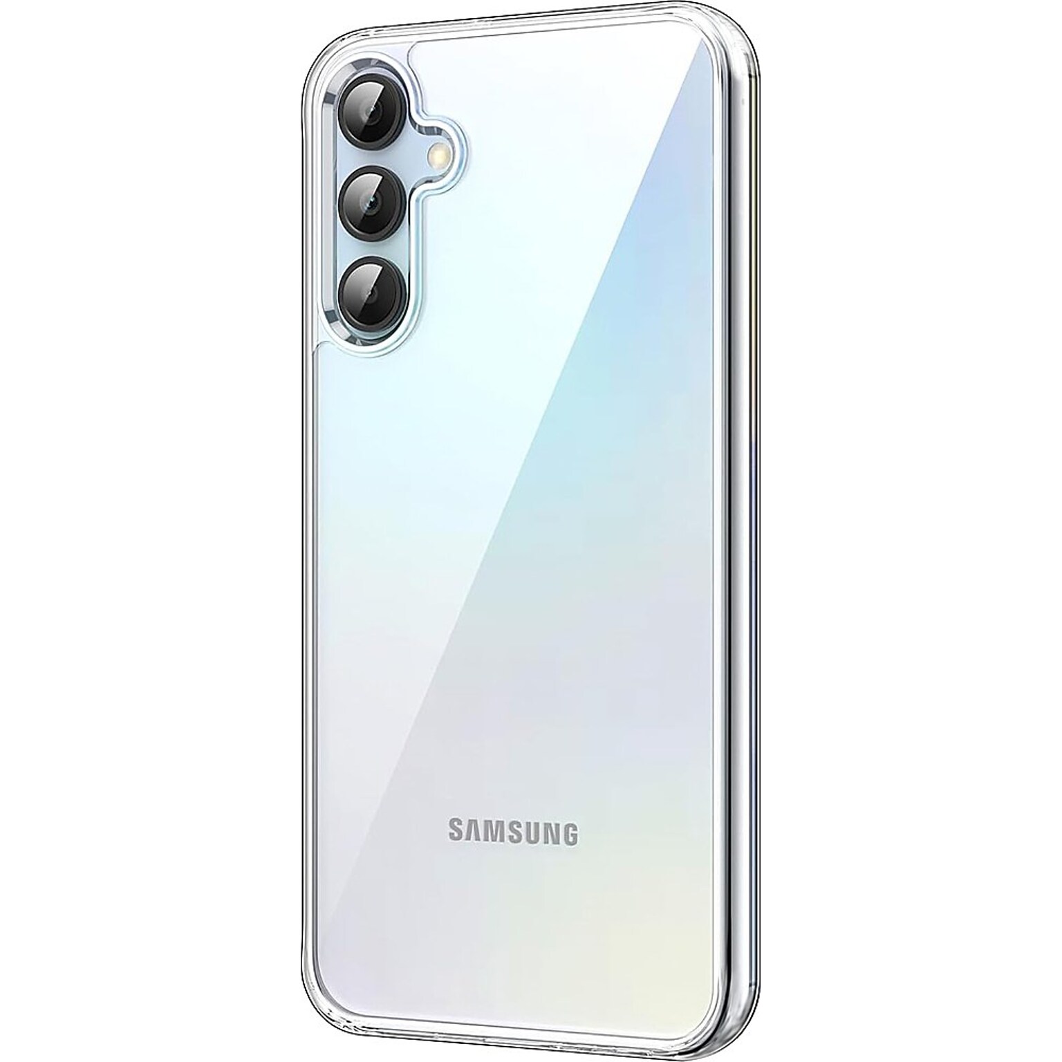 SaharaCase  Hybrid-Flex Hard Shell Series Case for Samsung Galaxy A15 5G, Clear (CP00552)