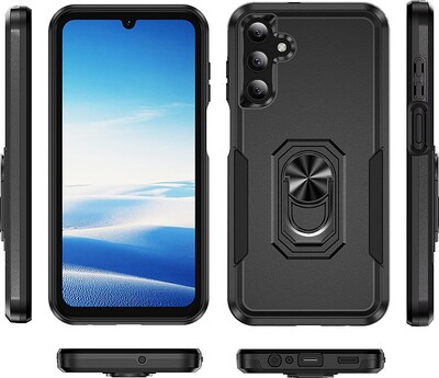 SaharaCase ArmorPro Kickstand Case for Samsung Galaxy A15 5G, Black (CP00553)