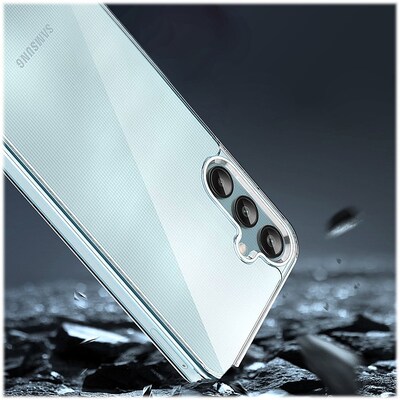 SaharaCase  Hybrid-Flex Hard Shell Series Case for Samsung Galaxy A25 5G, Clear (CP00555)