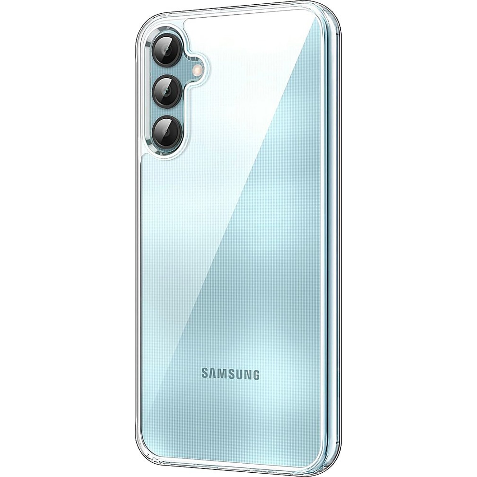 SaharaCase  Hybrid-Flex Hard Shell Series Case for Samsung Galaxy A25 5G, Clear (CP00555)