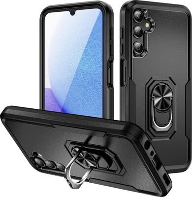 SaharaCase  ArmorPro Kickstand Case for Samsung Galaxy A25 5G, Black (CP00556)