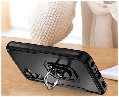 SaharaCase  ArmorPro Kickstand Case for Samsung Galaxy A25 5G, Black (CP00556)