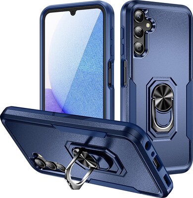 SaharaCase  ArmorPro Kickstand Case for Samsung Galaxy A25 5G, Blue (CP00557