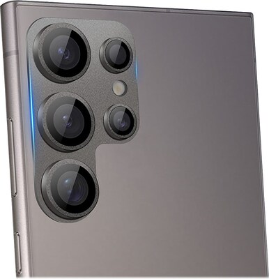 SaharaCase ProShock Camera Lens Protector for Samsung Galaxy S24 Ultra, Titanium Gray, 2/Pack