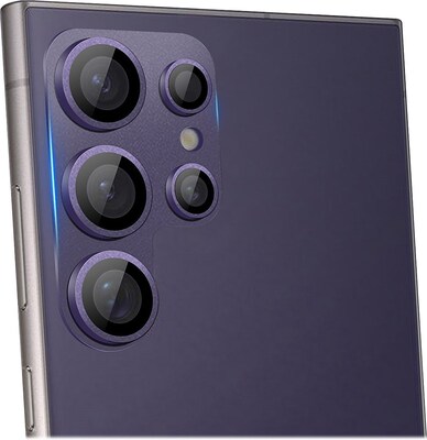 SaharaCase ProShock Camera Lens Protector for Samsung Galaxy S24 Ultra, Titanium Violet, 2/Pack