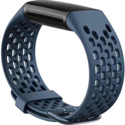 Google Fitbit Charge 6 & Charge 5 Sport Bands, Deep Sea (FB181SBBUS)