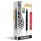 Zebra Sarasa Dry X1, Gel Retractable Pen, 0.7mm, Blue Ink, 12/Pack (45620)