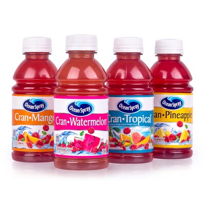 Ocean Spray Tropical Variety Pack, 10 oz, 24/Pack (220-02377)